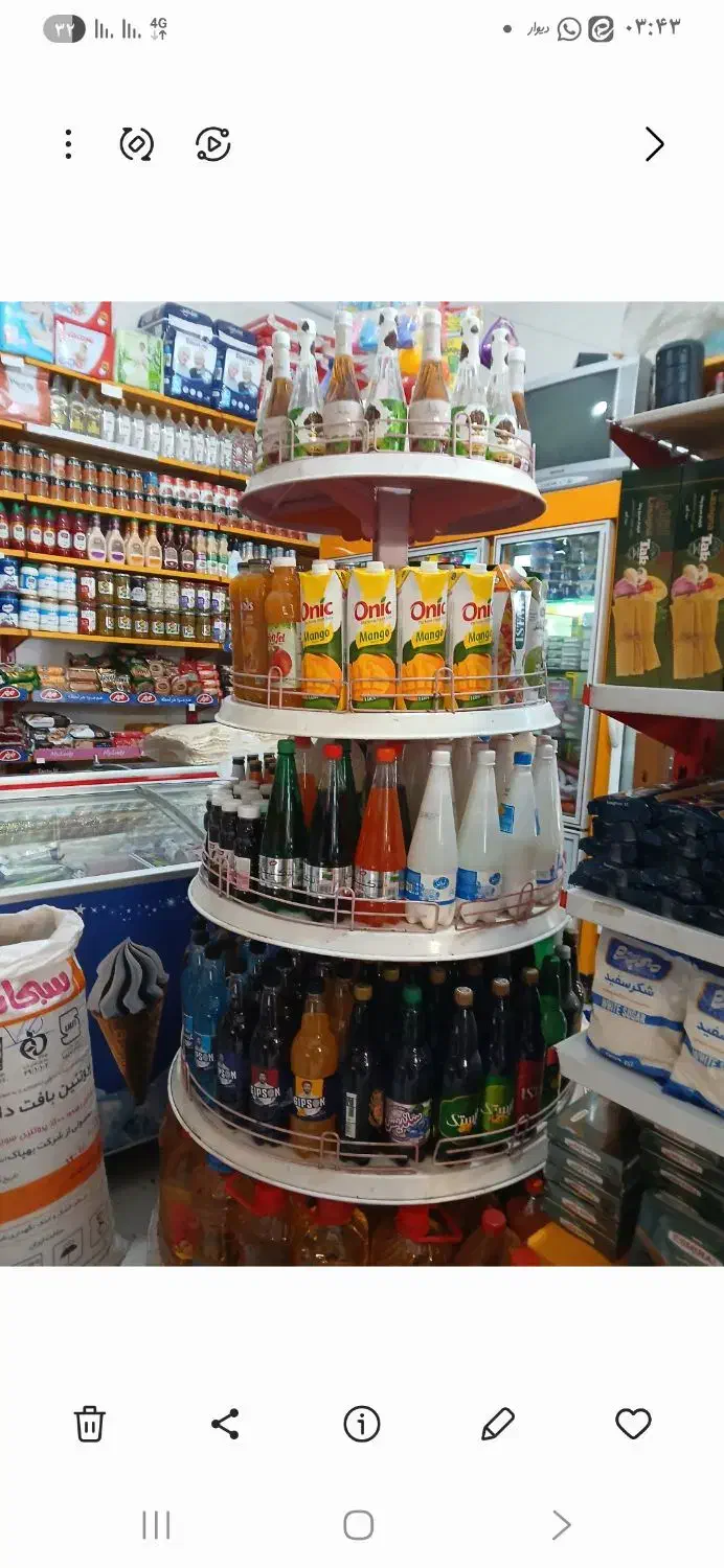 استند گرد ۵ طبقه سالم|فروشگاه و مغازه|قم, چهل درخت‎|دیوار