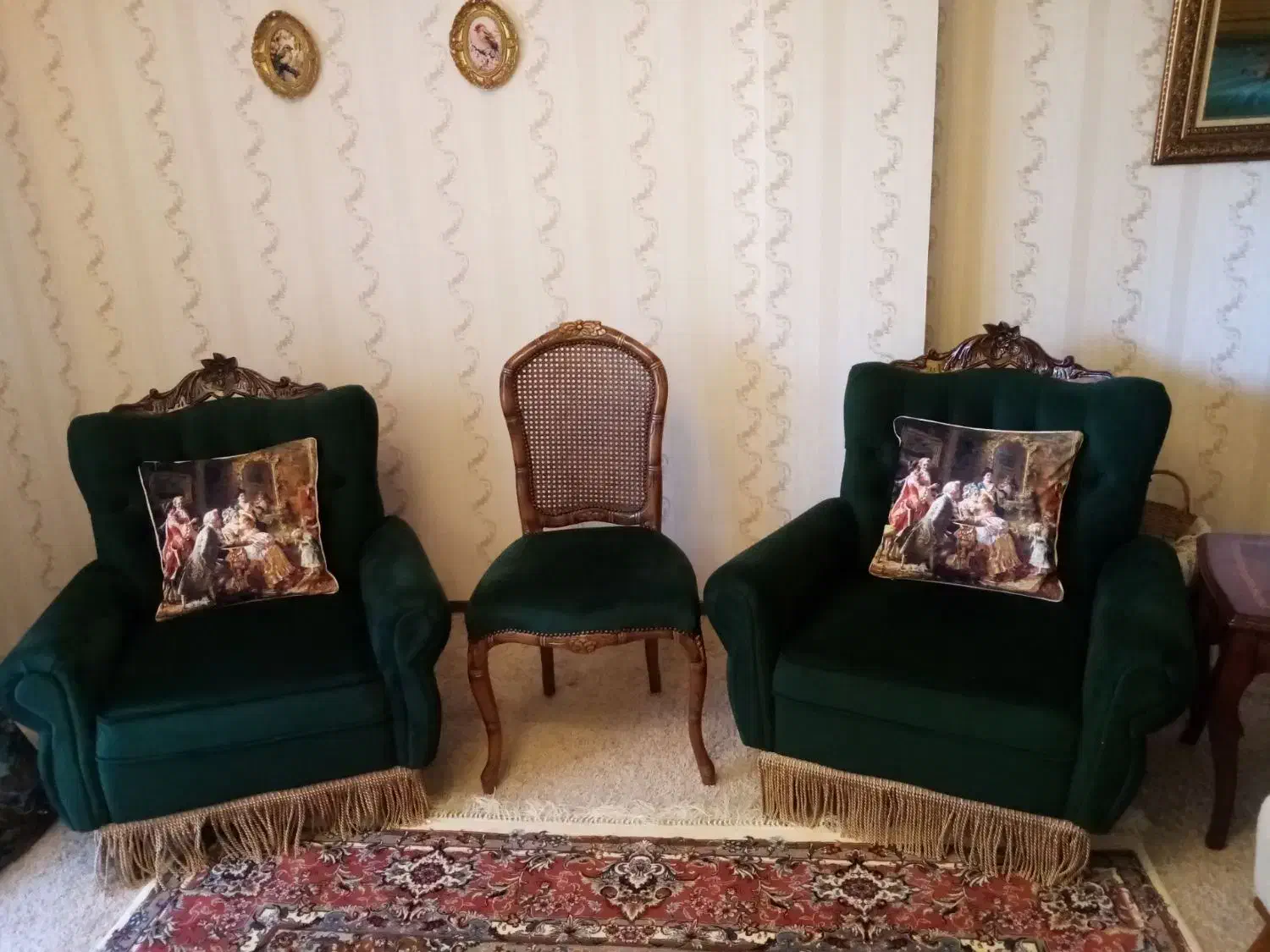 چهار تا مبل تک نفره به همراه میز جلو مبلی|مبلمان خانگی و میز عسلی|اهواز, مهرشهر|دیوار