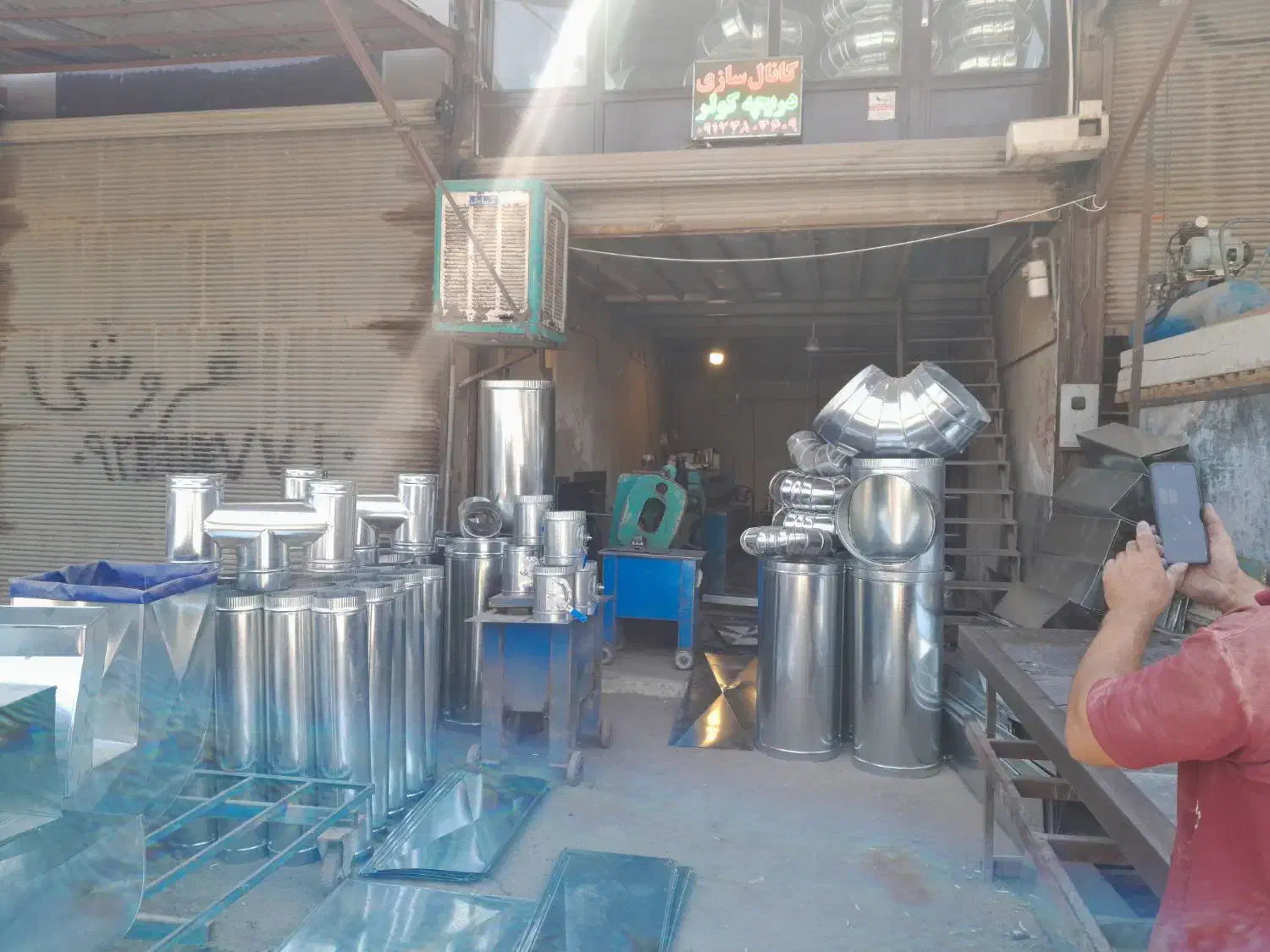 کانال سازی هود صنعتی لوله گرد اسپیرال دریچه‌|خدمات پیشه و مهارت|بندرعباس, |دیوار