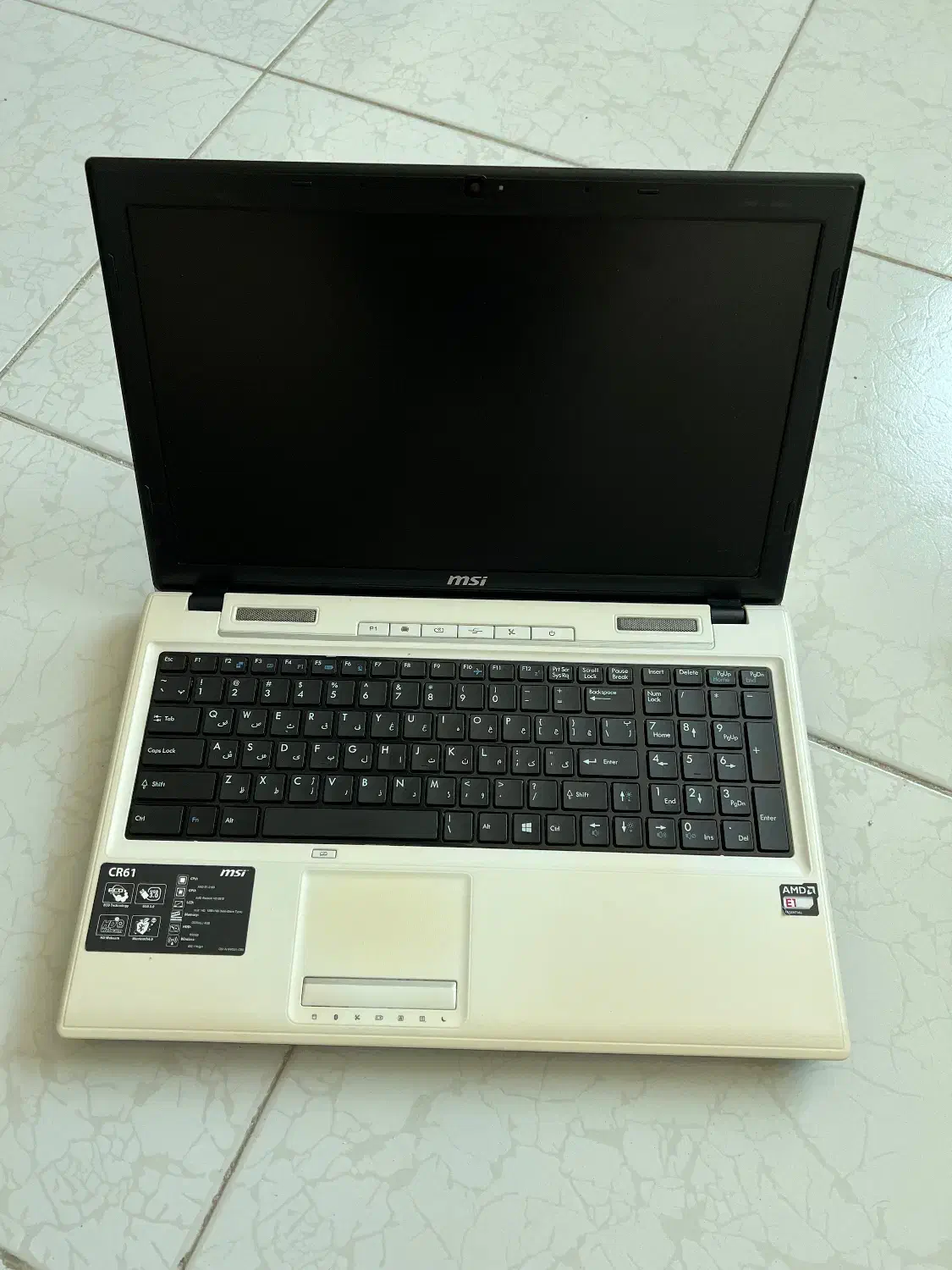 لپ تاپ msi cr61a|رایانه همراه|تهران, گلستان (شهرک راه آهن)|دیوار
