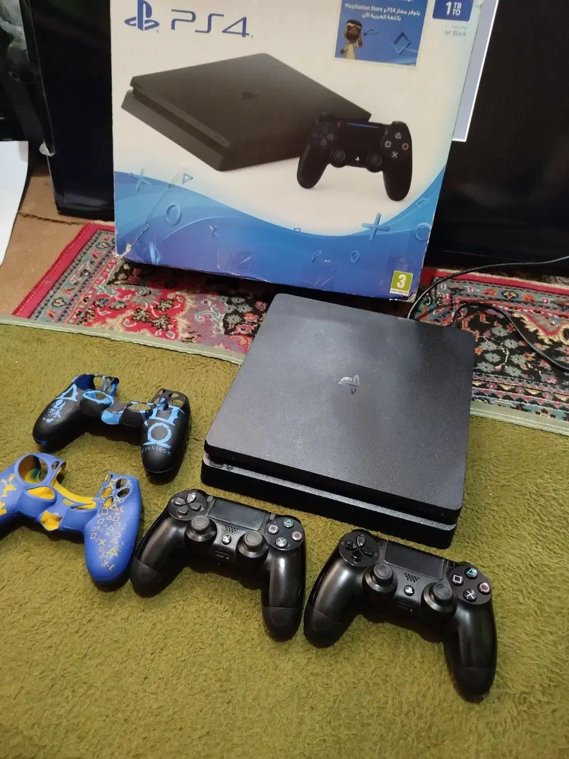 پی اس فور اسلیم هزارگیگ دو دسته اورجینال دیسک بازی|کنسول، بازی ویدئویی و آنلاین|شوشتر, |دیوار