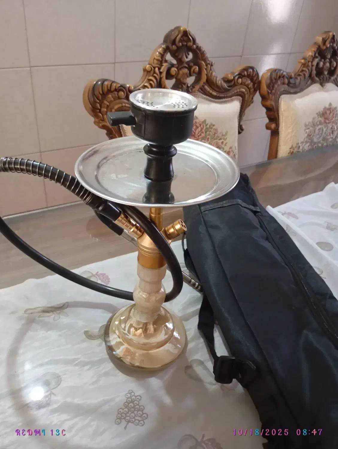 قلیون ترک همراه کیف|کلکسیون و سرگرمی|اصفهان, فرح آباد|دیوار