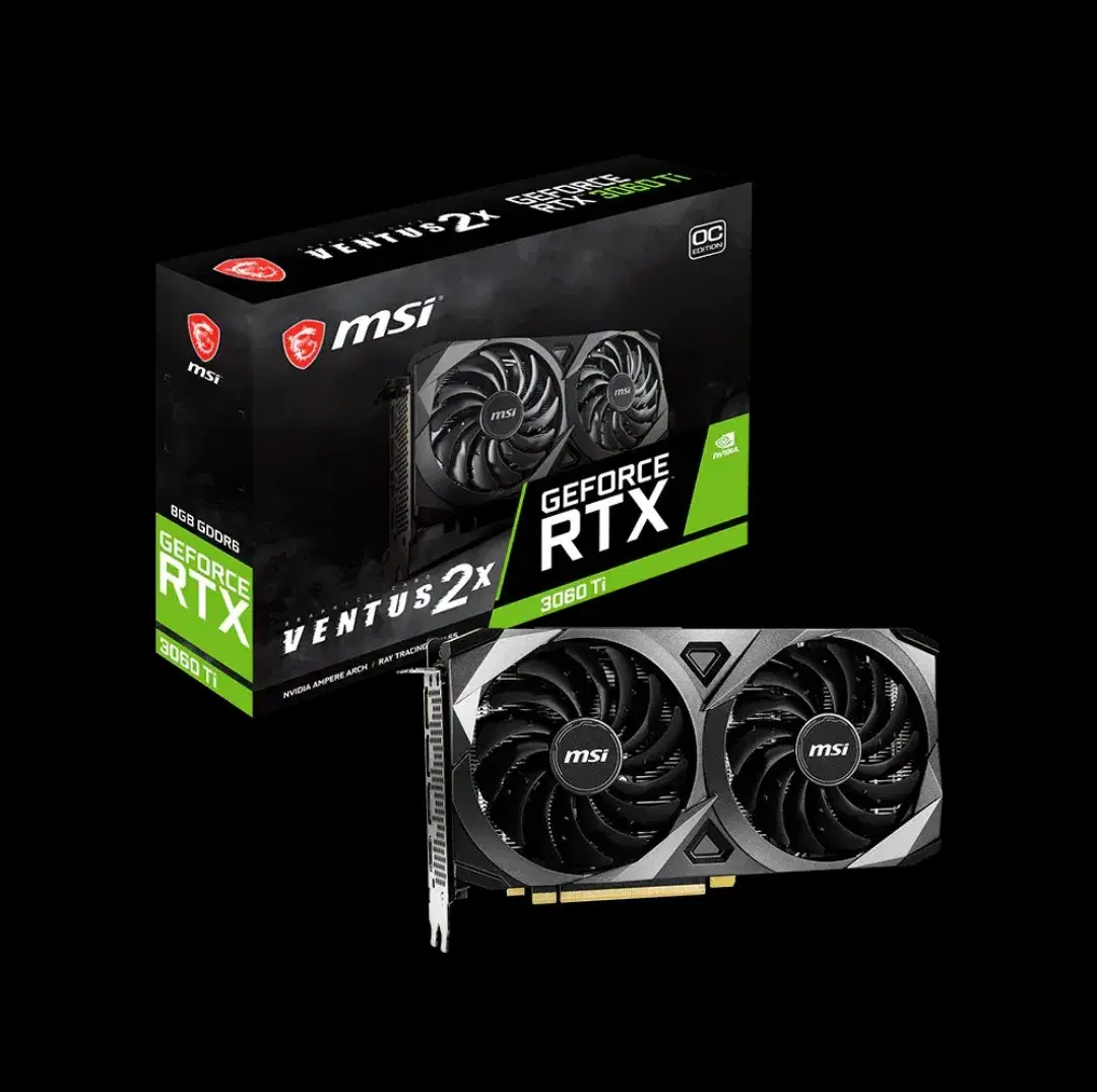MSI RTX 3060 TI VENTUS 2X OC|قطعات و لوازم جانبی رایانه|بندر کنگان, |دیوار