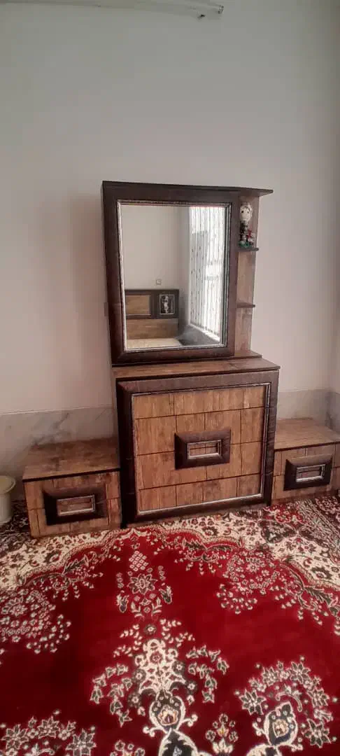 سرویس خواب دونفره همراه با خوش خواب|تخت و سرویس خواب|فسا, |دیوار