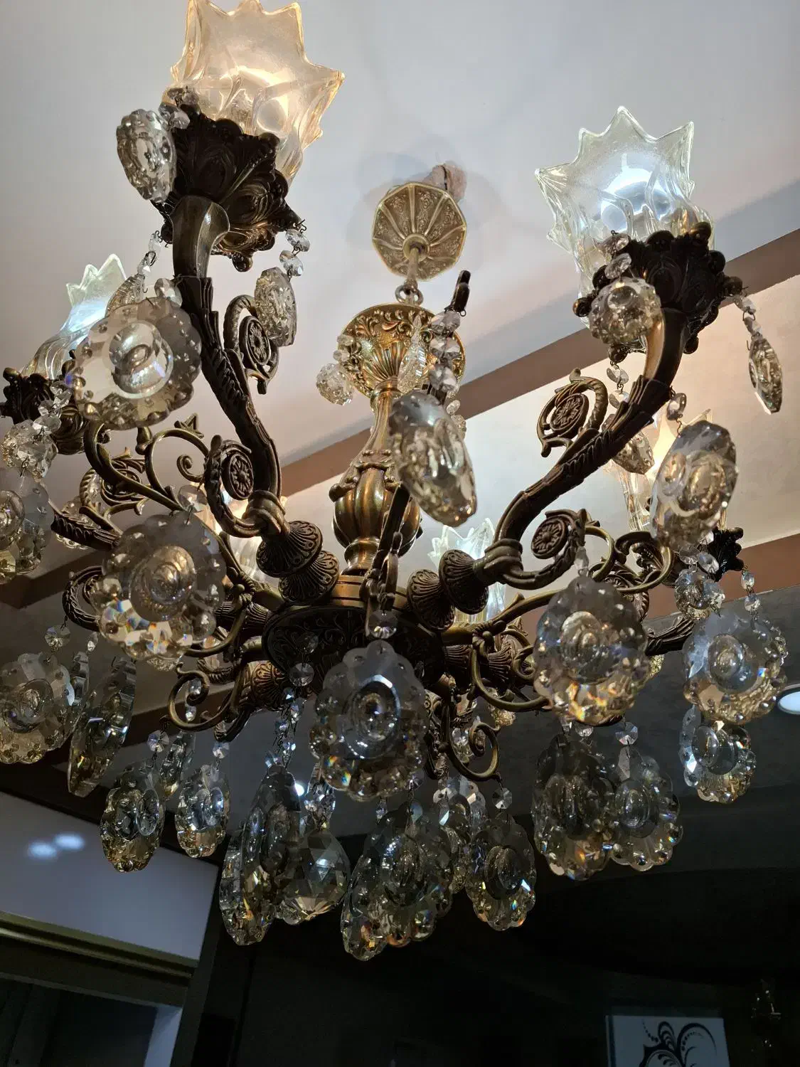 لوستر برنجی|لوستر و چراغ آویز|اصفهان, شهریار|دیوار