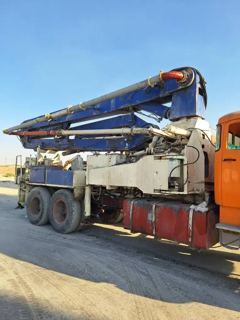 پمپ بتن 32 متر زیربندی شویینگ|خودرو سنگین|قزوین, |دیوار