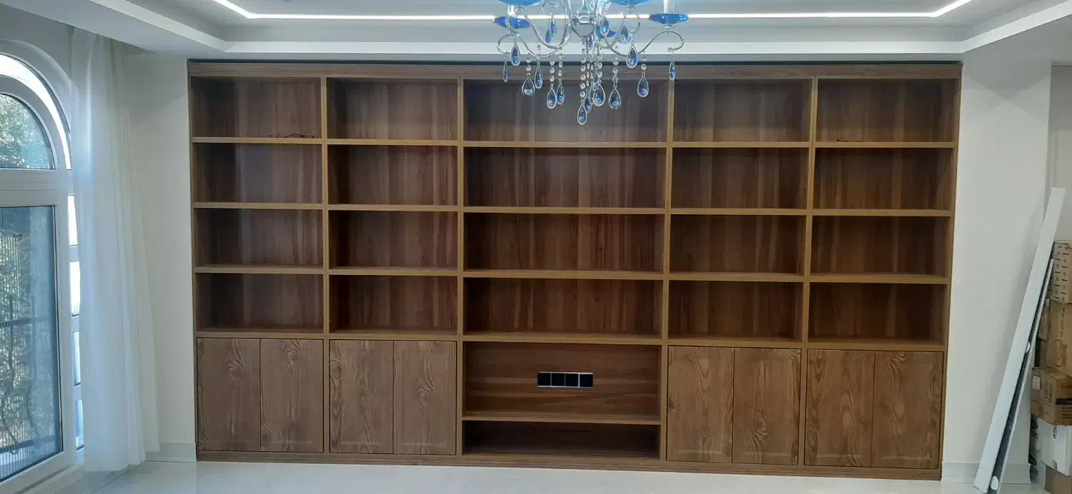 صنایع چوب ام دی اف ملایی|کتابخانه، شلف، قفسههای دیواری|لنگرود, |دیوار