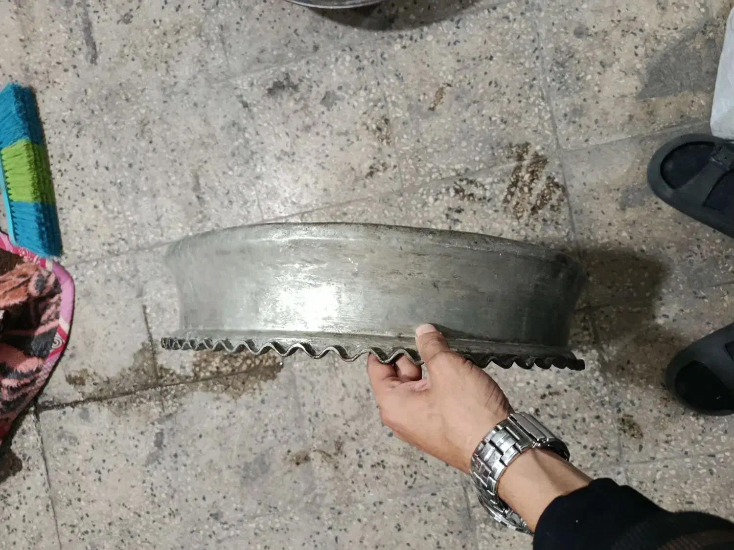 تشت مسی قدیمی|کلکسیون اشیاء عتیقه|خرمدره, |دیوار