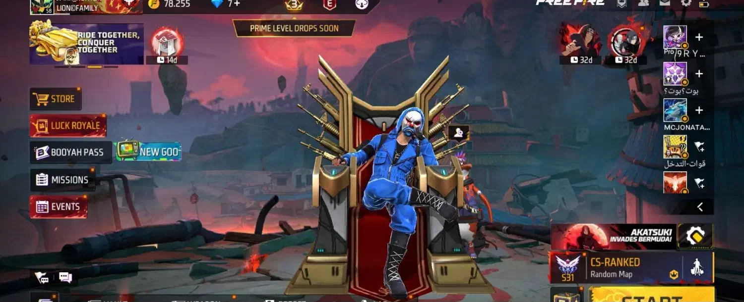 اکانت‌فری‌‌فایر|کنسول، بازی ویدئویی و آنلاین|میاندوآب, |دیوار