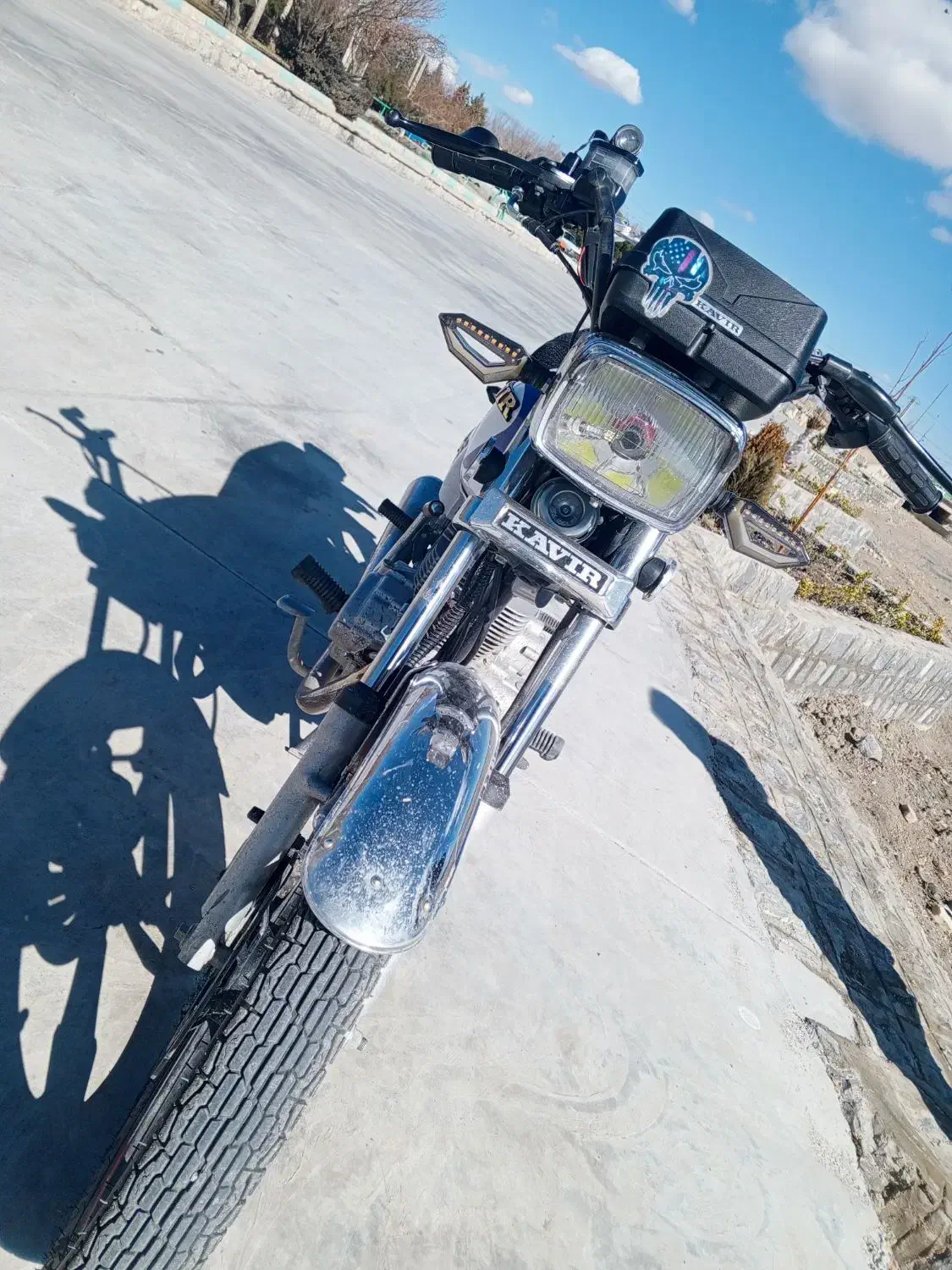 هندا 200 کویر درجه یک چیده|موتورسیکلت|فلاورجان, |دیوار