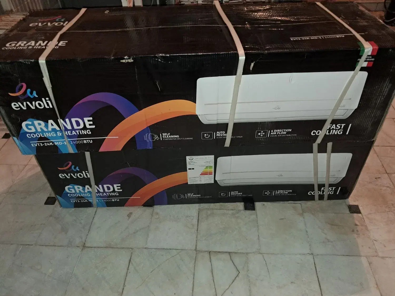 پنل تک کولرگازی پنل ۲۴هزار ایولی کولر گازی|کولر گازی و فنکوئل|ساوه, |دیوار