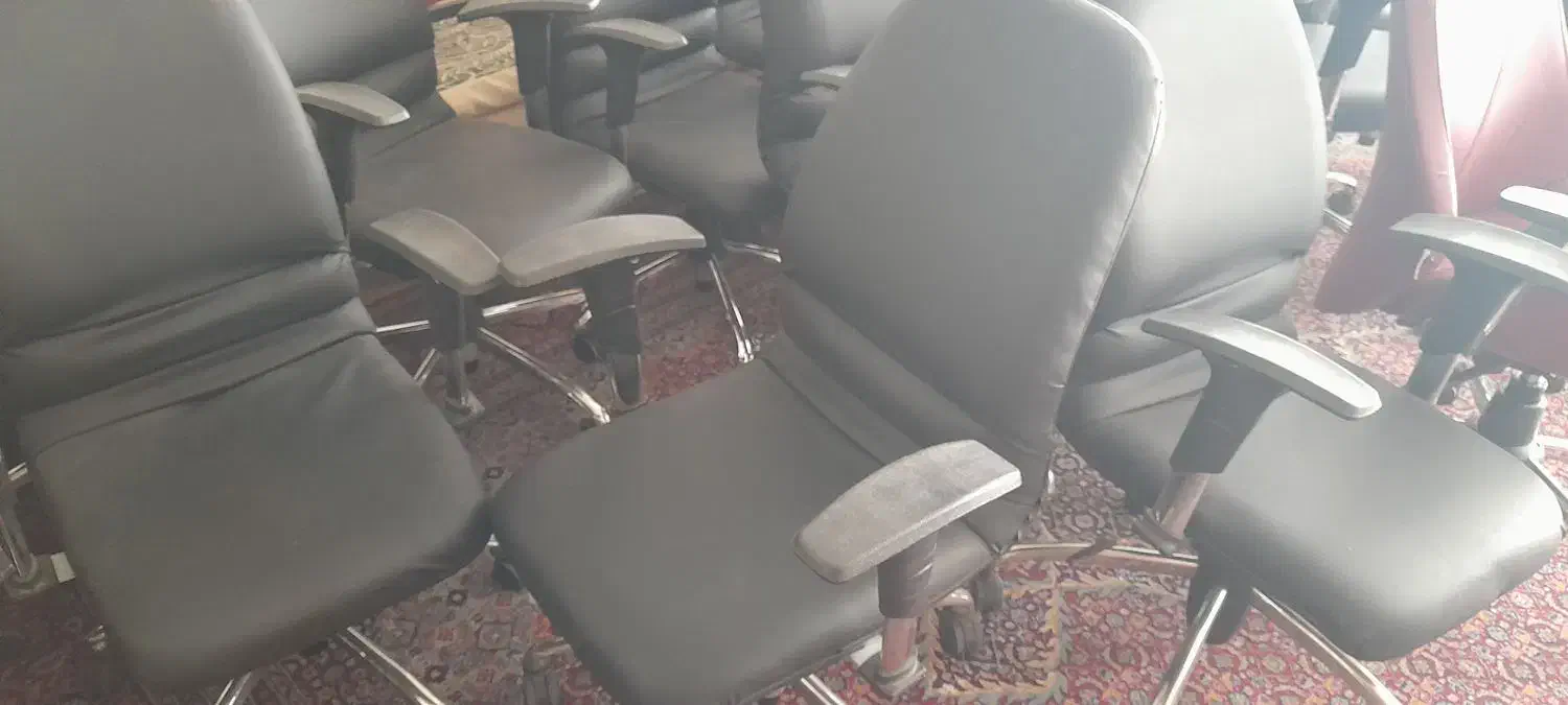 ۲۰ عدد صندلی چرخ دار اداری نیلپر و میز مدیریت|دفتر کار|مشهد, آیت الله کاشانی|دیوار