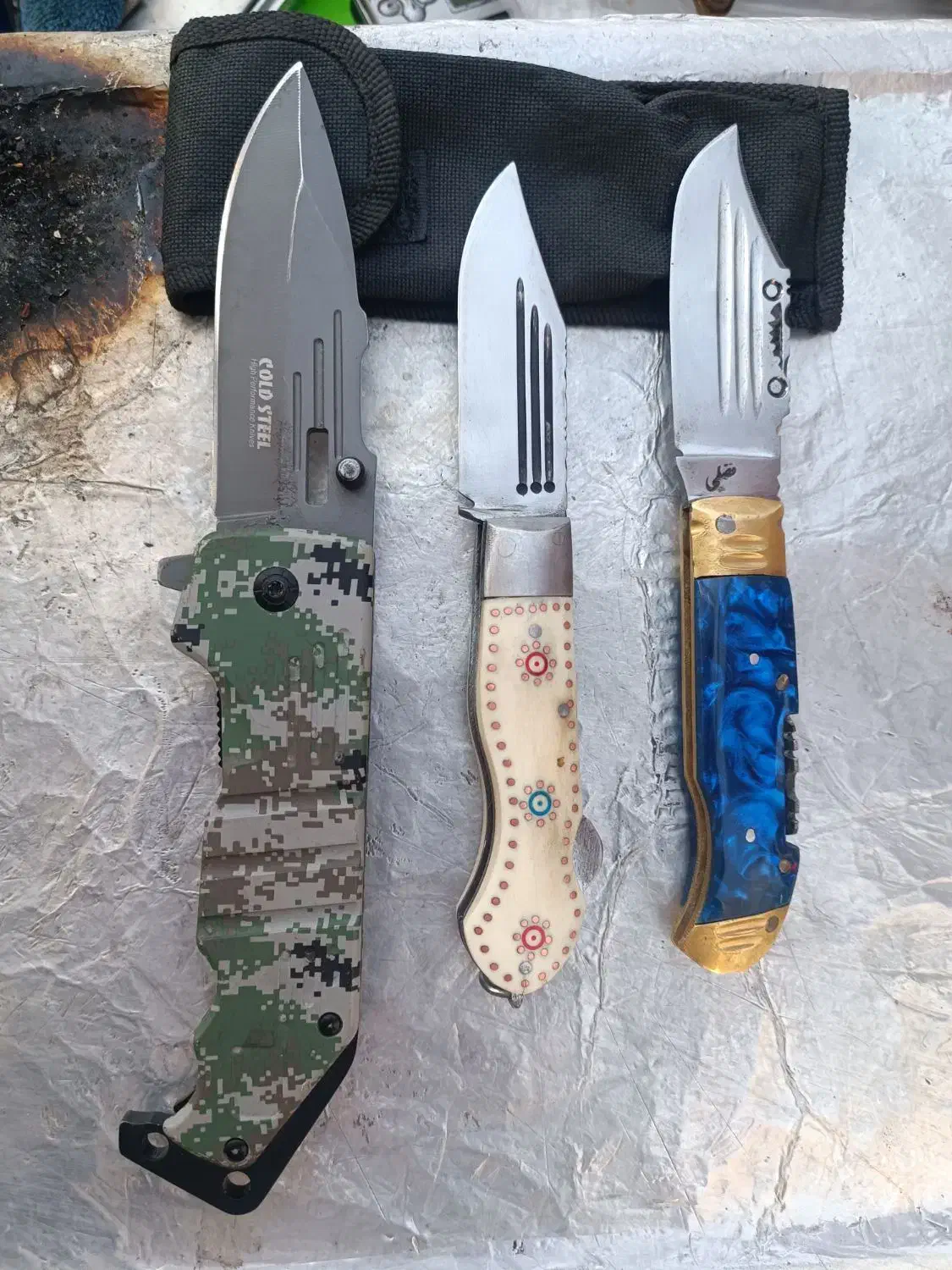 چاقو جیبی انتیک|کلکسیون اشیاء عتیقه|نسیمشهر, |دیوار