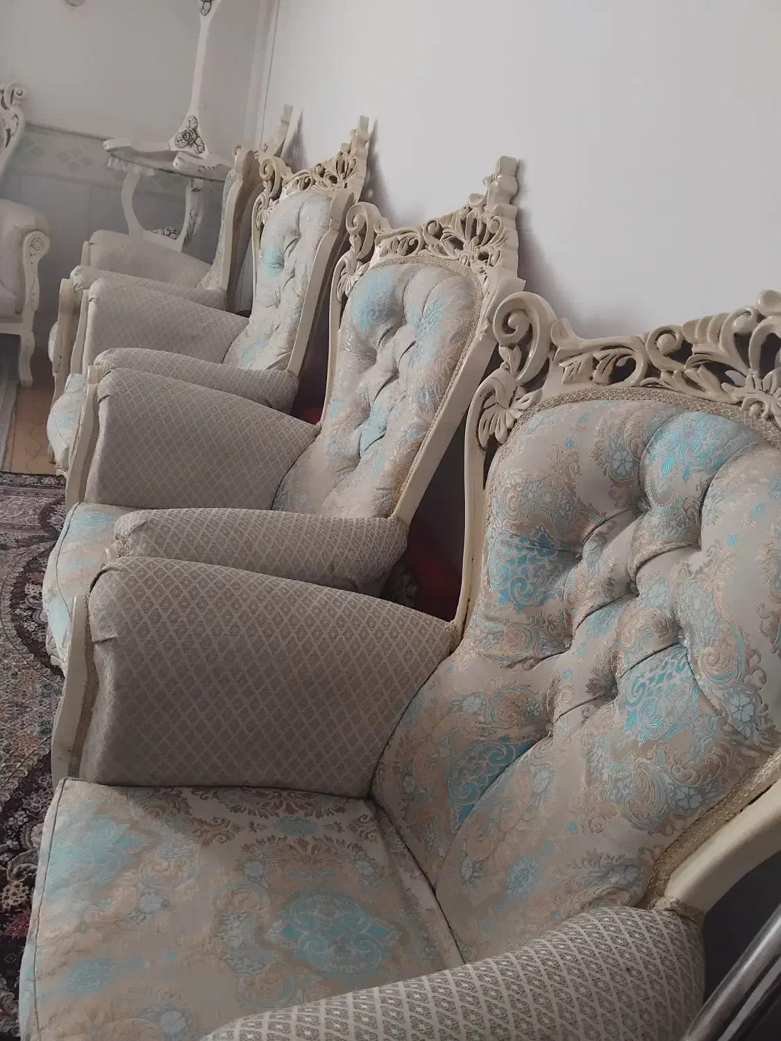 مبل سلطنتی|مبلمان خانگی و میز عسلی|قم, نیروگاه|دیوار