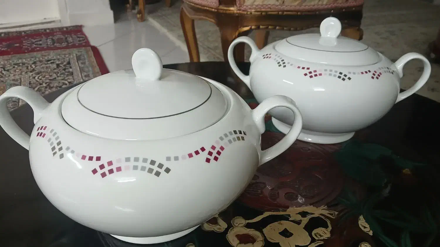 دوعدد سوپ خوریه چینی یاسمین نونو|ظروف سرو و پذیرایی|تهران, توحید|دیوار