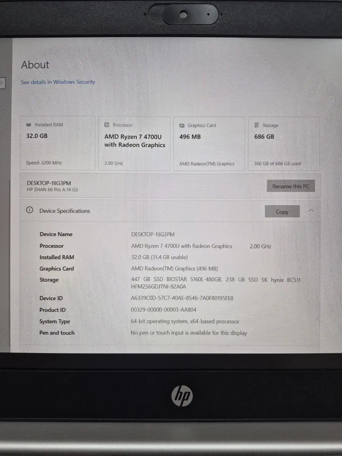 لپتاپ hp|رایانه همراه|کرمان, |دیوار
