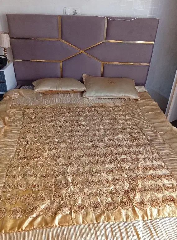 تخت دونفره همراه با تشک طبی رویال|تخت و سرویس خواب|رفسنجان, |دیوار