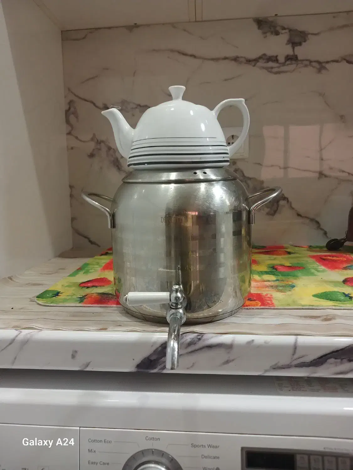 کتری قوری کف چدن|قوری، کتری، قهوهساز دستی|قم, بنیاد|دیوار