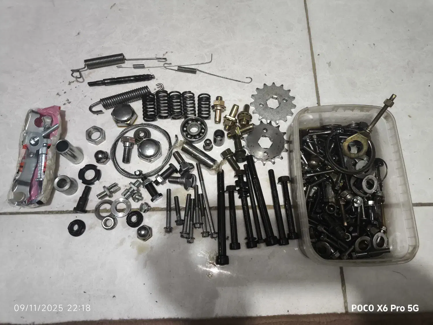 فروش لوازم موتور 125|قطعات یدکی و لوازم جانبی|شیراز, فرگاز|دیوار