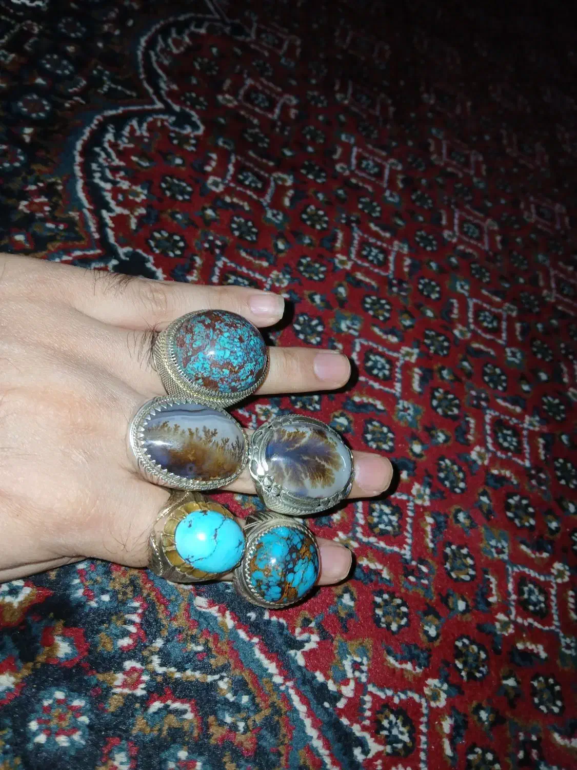 انگشتر دوقاب شجر|جواهرات|شیراز, تل حسین‌آباد|دیوار