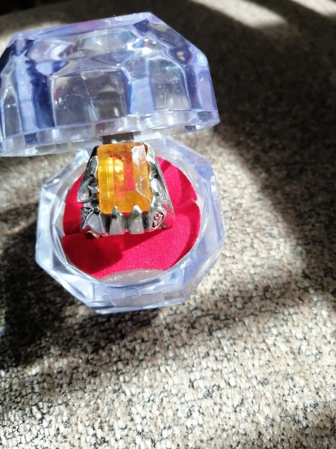 انگشتر دست ساز یاقوت زرد|جواهرات|اصفهان, طامه|دیوار