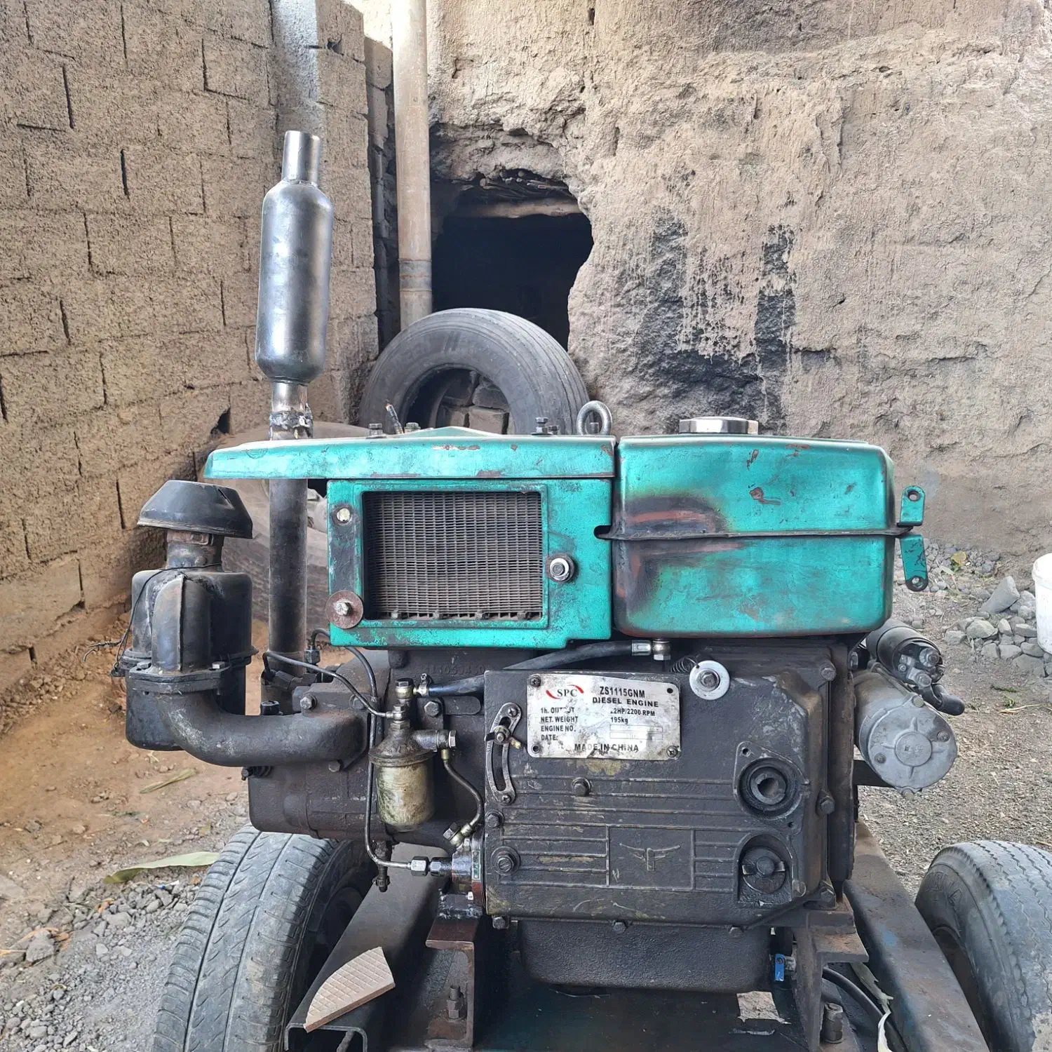 موتور برق 22اسب ژنراتور 10 کیلو وات|ماشینآلات صنعتی|جغتای, |دیوار