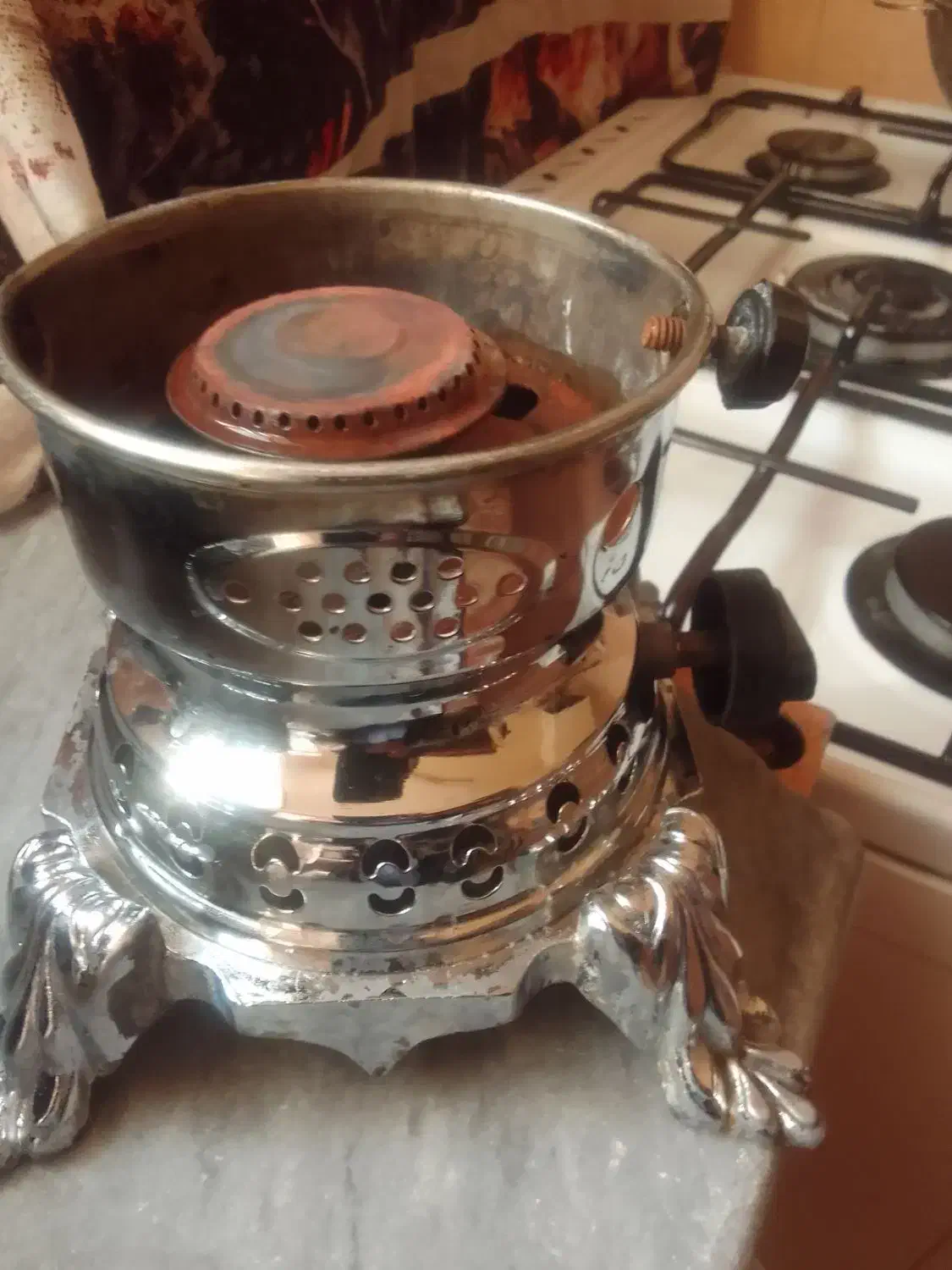 پایه سماور گازی|سماور، چای‌ساز، قهوه‌ساز|شهرضا, |دیوار