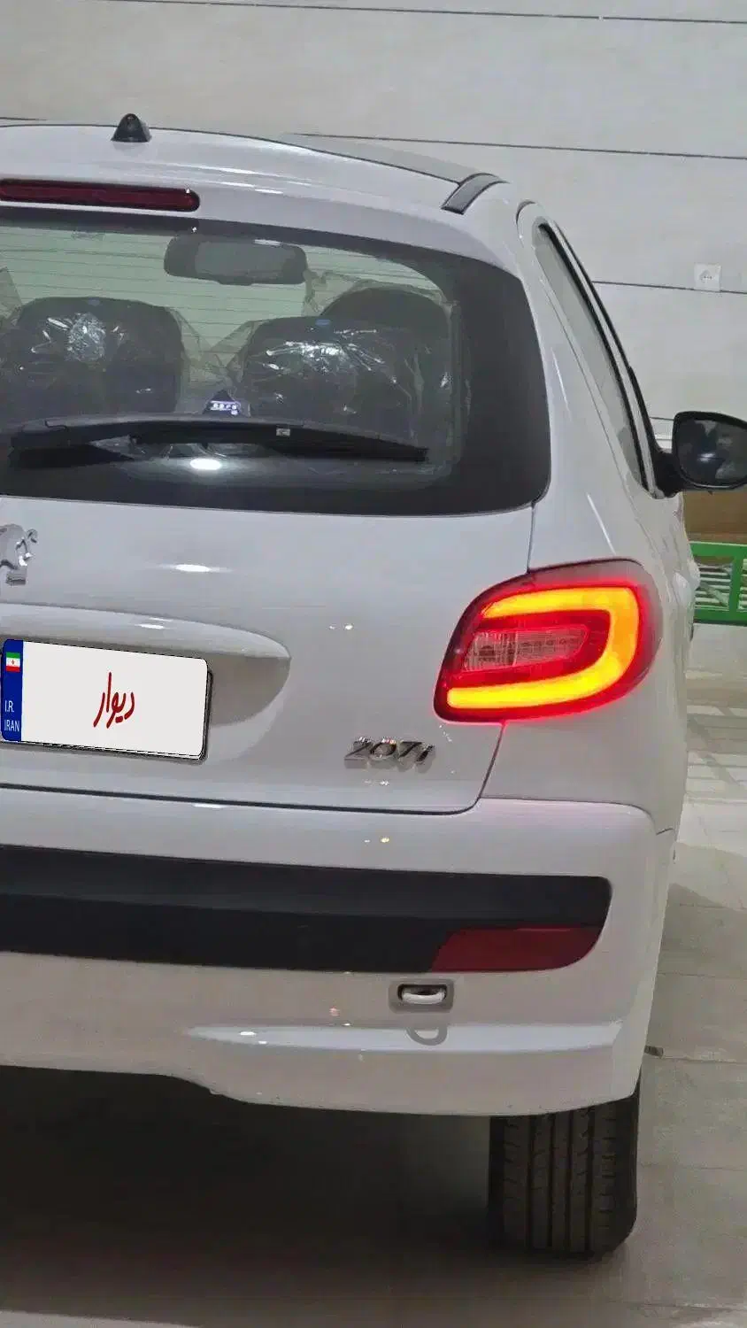 پژو ۲۰۷ سفید پانا ارتقا مدل ۱۴۰۴ رینگ آلومینیوم|خودرو سواری و وانت|ایلام, |دیوار