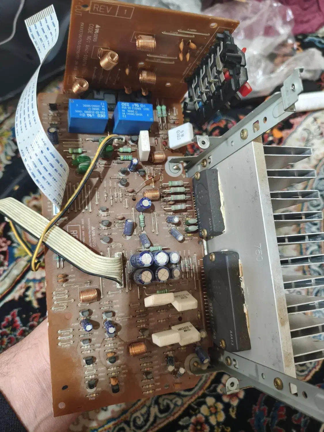 امپیلی فایر پاناسونیک بدون تعمیر دست خوردگی باکابل|سیستم صوتی خانگی|چهاردانگه (تهران), |دیوار