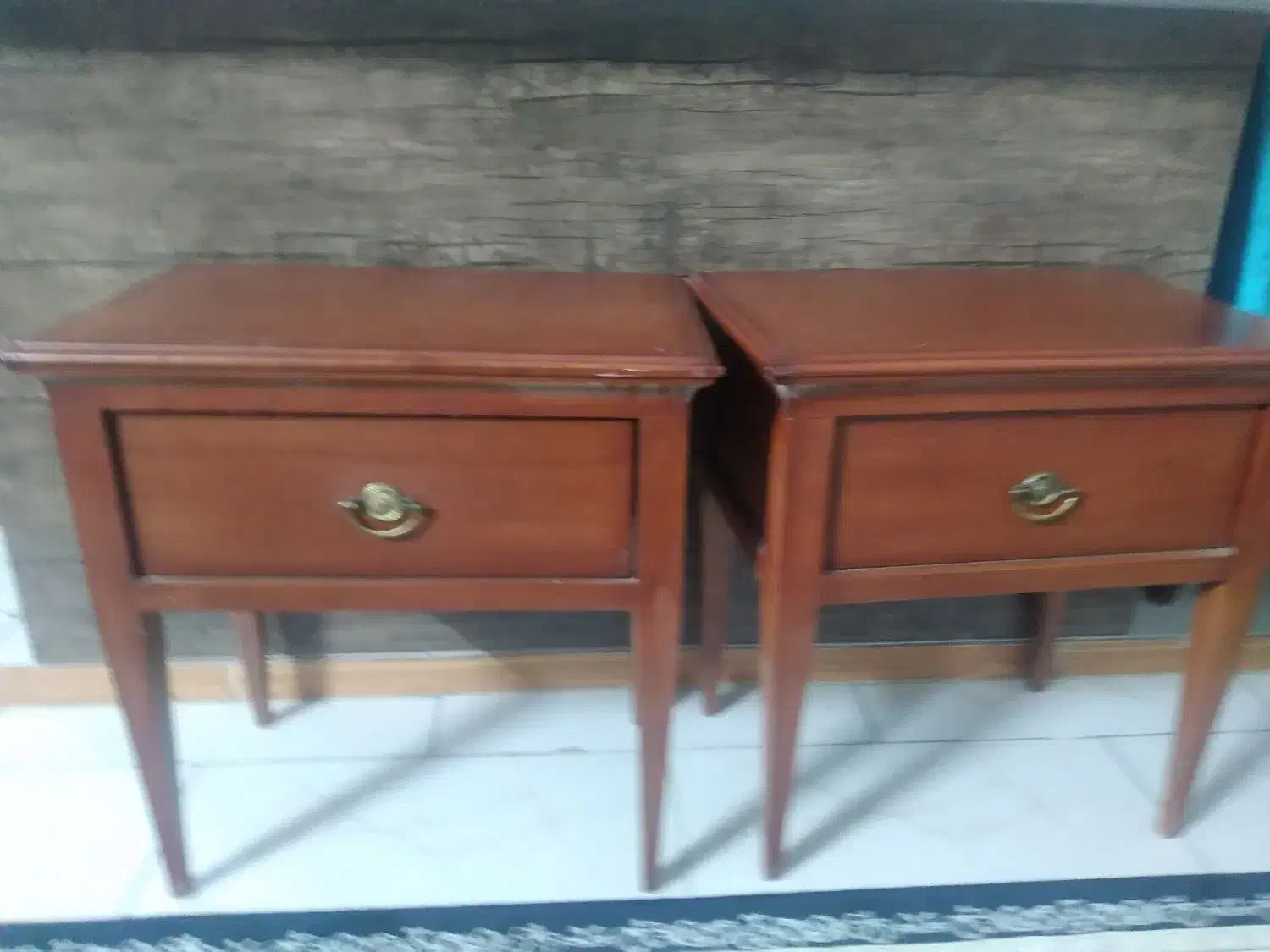 تخت خواب ۲ نفره تمام چوب|تخت و سرویس خواب|محمدشهر, محمدشهر|دیوار