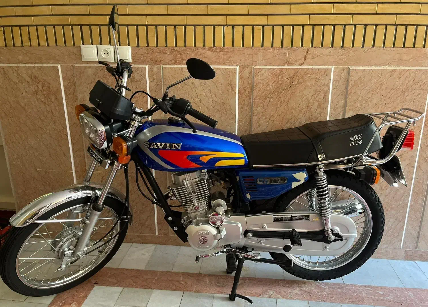 CG125ساوین در حد صفر کاربراتوری|موتورسیکلت|کاشان, میدان کهنه|دیوار