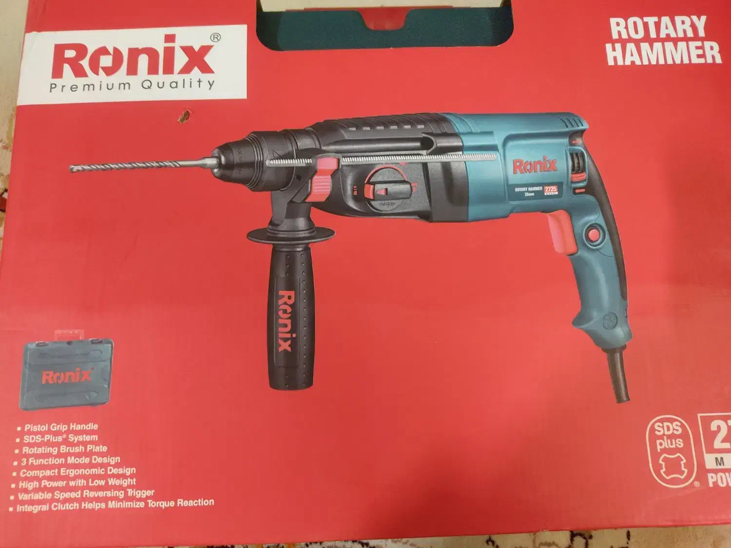 دریل بتن کن سه کاره رونیکس نو پلمپ|ابزارآلات|شیراز, لب آب|دیوار