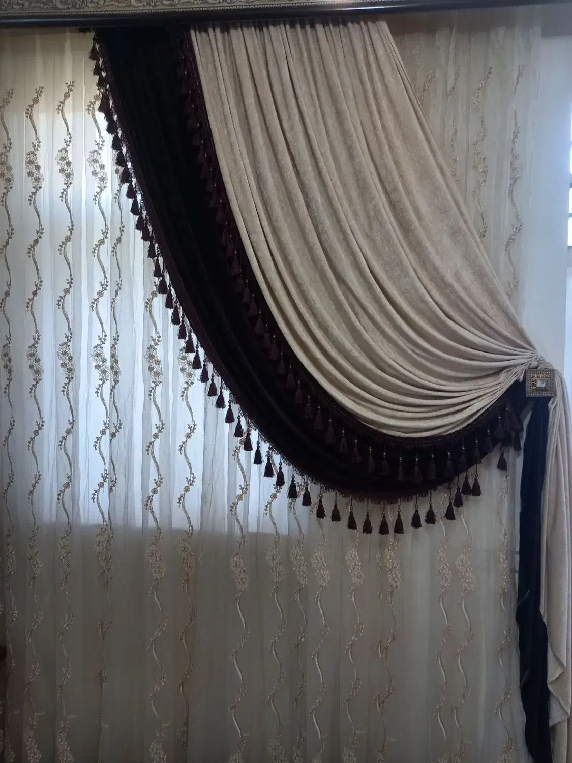 ی جفت یالان دوتایی|پرده، رانر، رومیزی|همدان, |دیوار