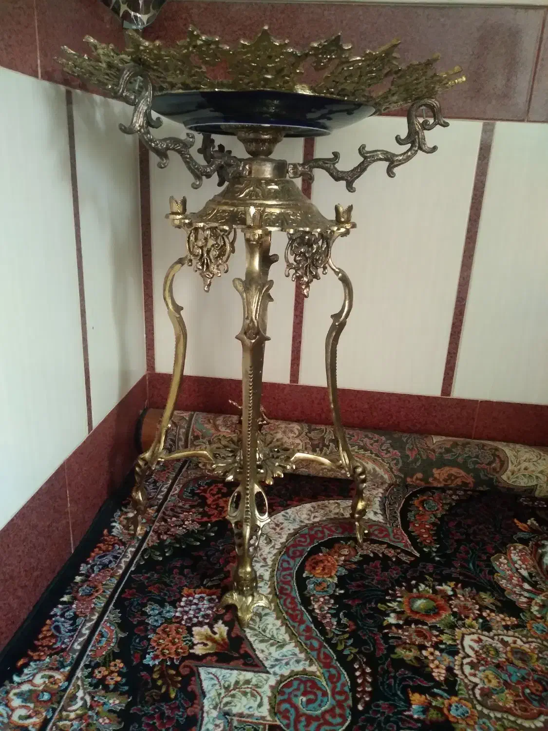 برنزمیوه خوری کنارسالنی|صنایع دستی و سایر لوازم تزئینی|قم, چهل درخت‎|دیوار