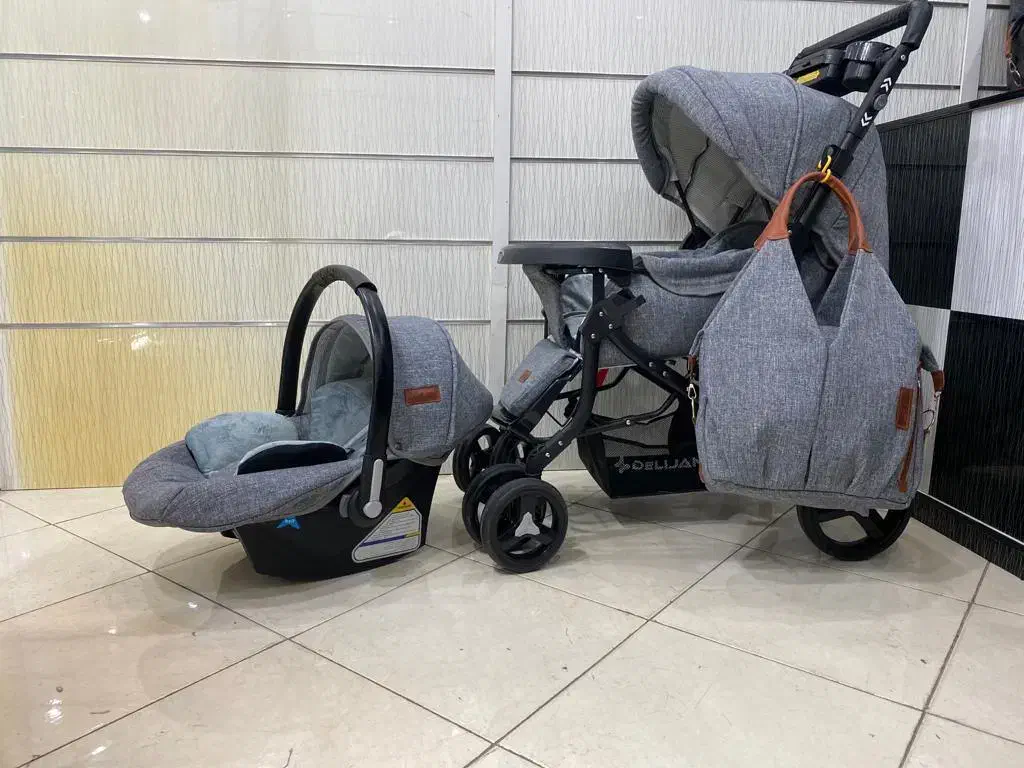 ست (سرویس)۳ تیکه پارچه کنفی|کالسکه و لوازم جانبی|شیراز, شاپورجان|دیوار