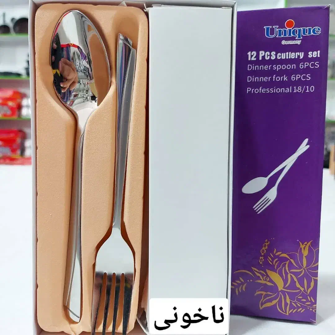 قاشق و چنگال یونیک آلمان حک شده|ظروف سرو و پذیرایی|خرم‌آباد, |دیوار