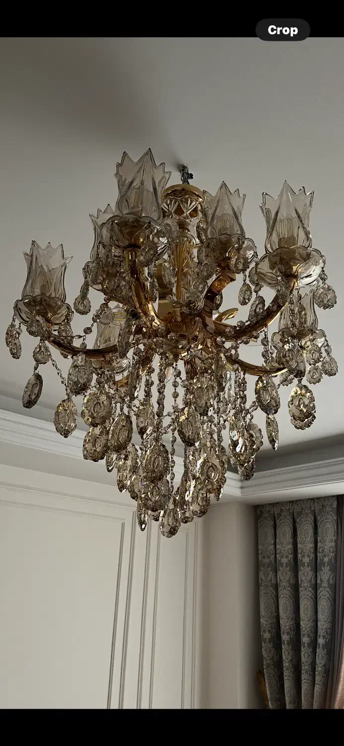 لوستر ۸ شاخه|لوستر و چراغ آویز|تهران, امیر بهادر|دیوار