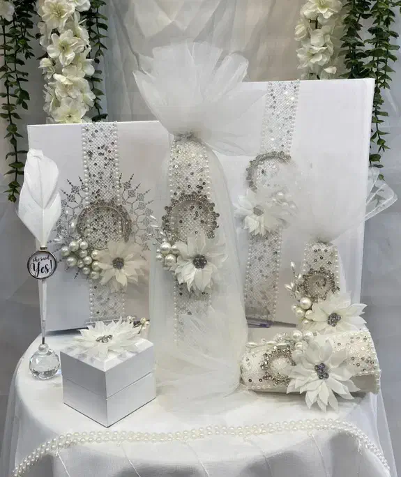 ست بله برون ۸ تکه|صنایع دستی و سایر لوازم تزئینی|مشهد, سرافرازان|دیوار