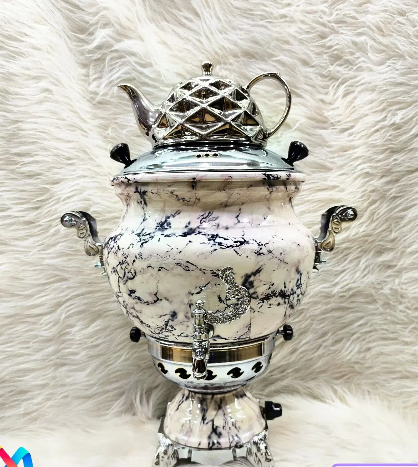 انواع سماور طرح سنگ l لوازم خانگی بانه گیان|سماور، چای‌ساز، قهوه‌ساز|بانه, |دیوار