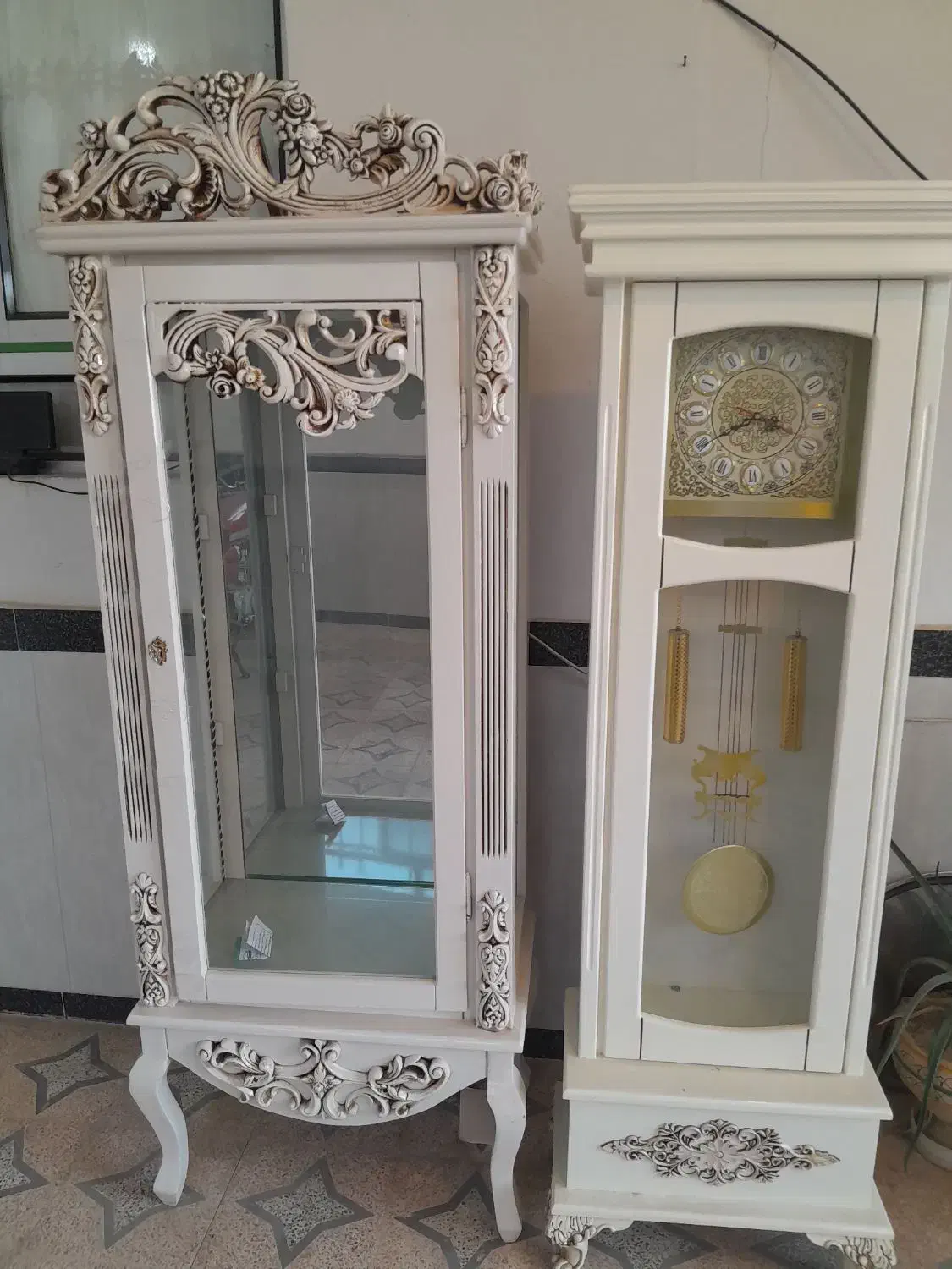 ویترین وساعت|بوفه، ویترین، کنسول|نهاوند, |دیوار