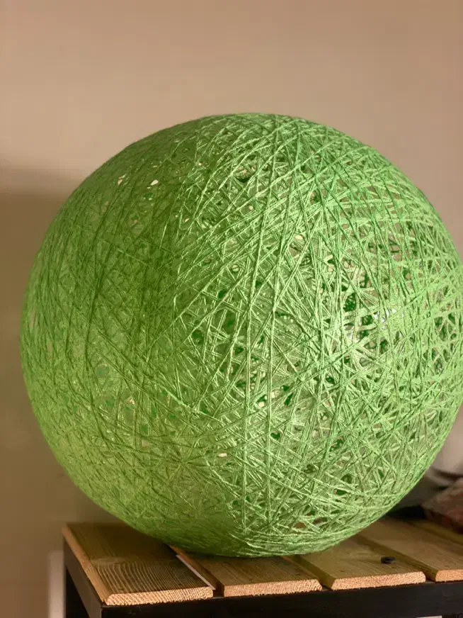 اباژور نخ ریسی String Ball Lampshade|چراغ خواب و آباژور|مشهد, تربیت (صدف)|دیوار