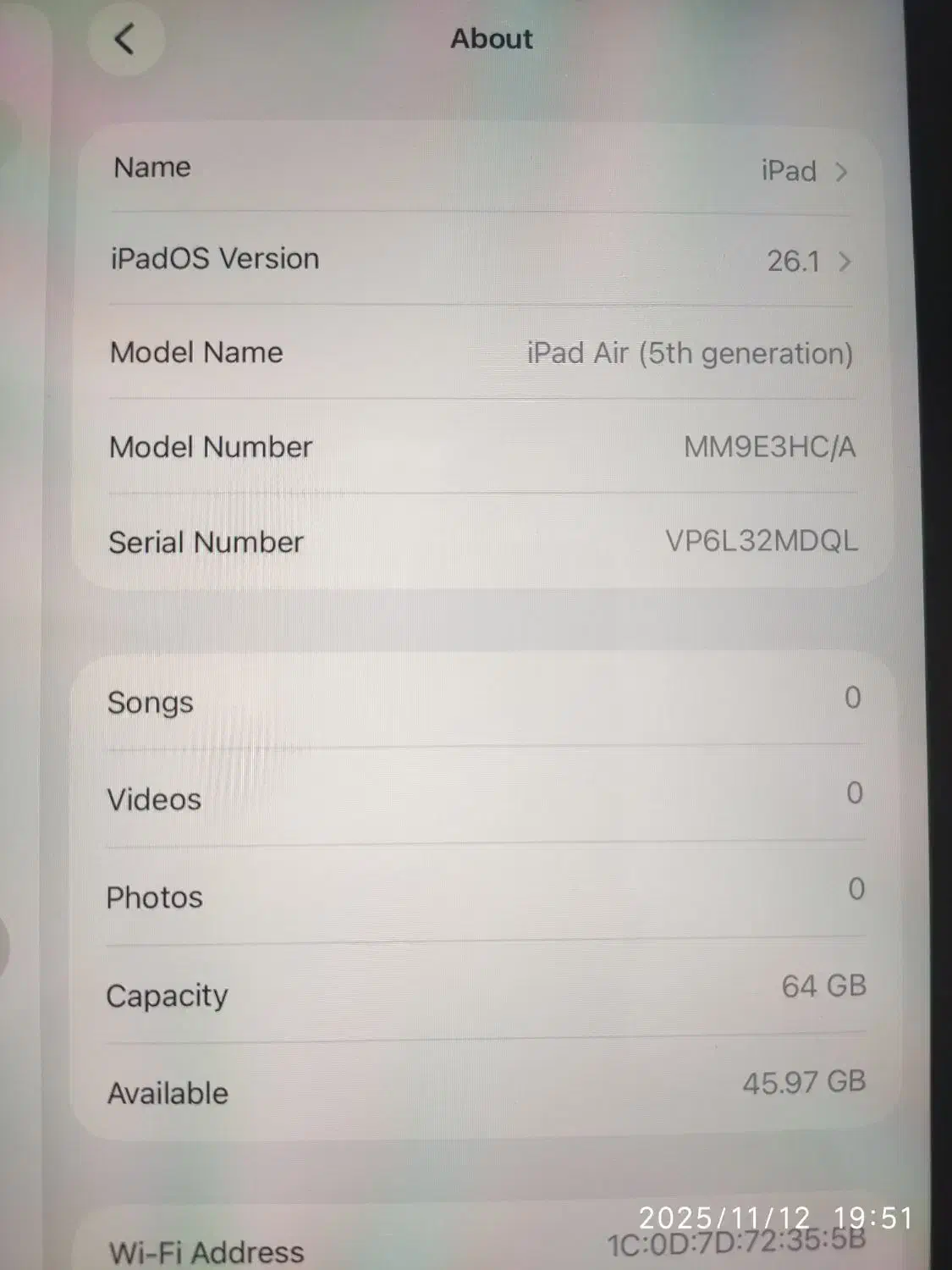 ipad air 5|تبلت|شیراز, قدوسی شرقی|دیوار
