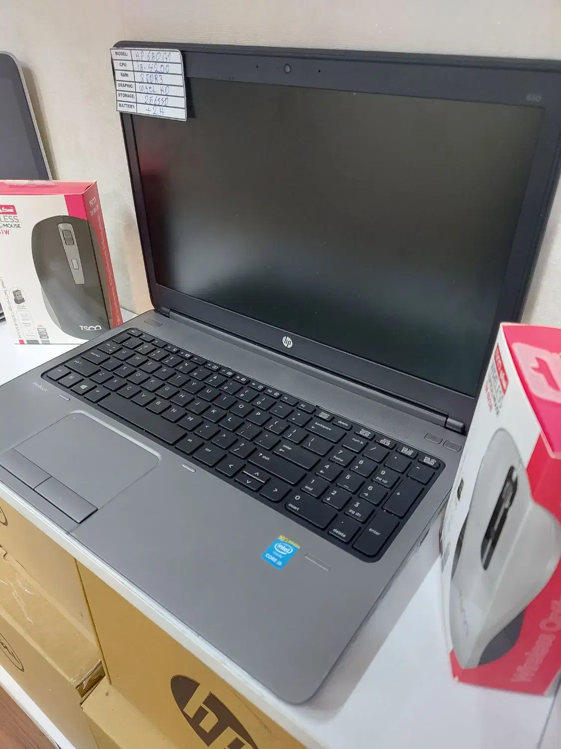 لپتاپcore i5رم8هاردssd  گرافیک2Gکاملانوباکارتن|رایانه همراه|تهران, پونک|دیوار
