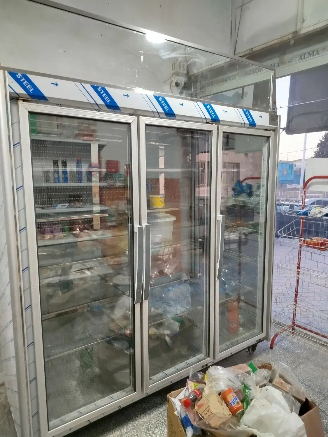 یخچال سه در ایستاده استیل|فروشگاه و مغازه|شهریار, یوسف آباد صیرفی|دیوار
