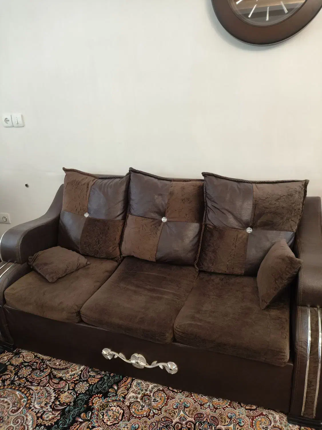 مبل راحتی چرمی|مبلمان خانگی و میز عسلی|نظرآباد, نظرآباد|دیوار