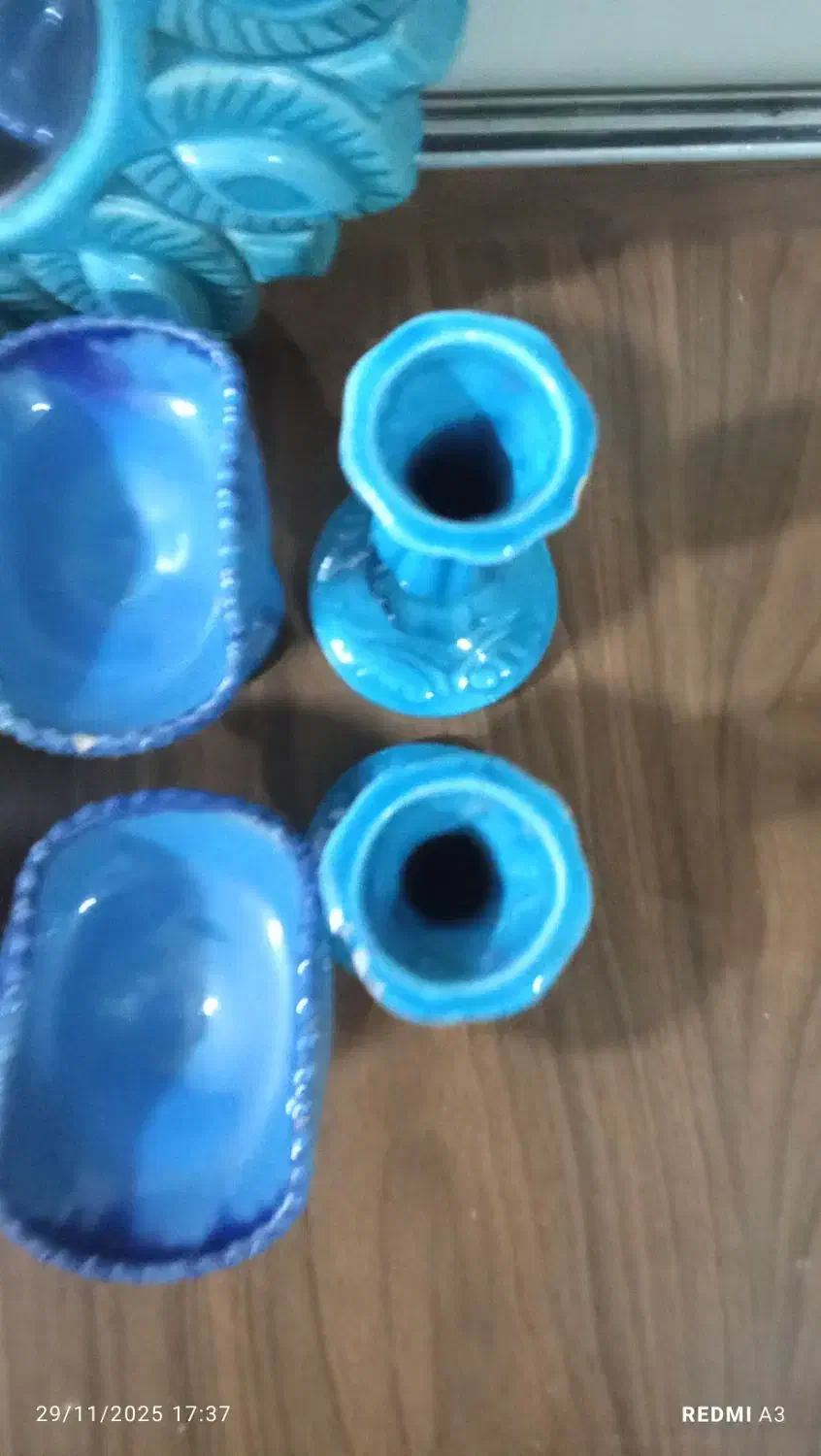 آینه و شعمدان وکاسه|صنایع دستی و سایر لوازم تزئینی|کرمانشاه, |دیوار