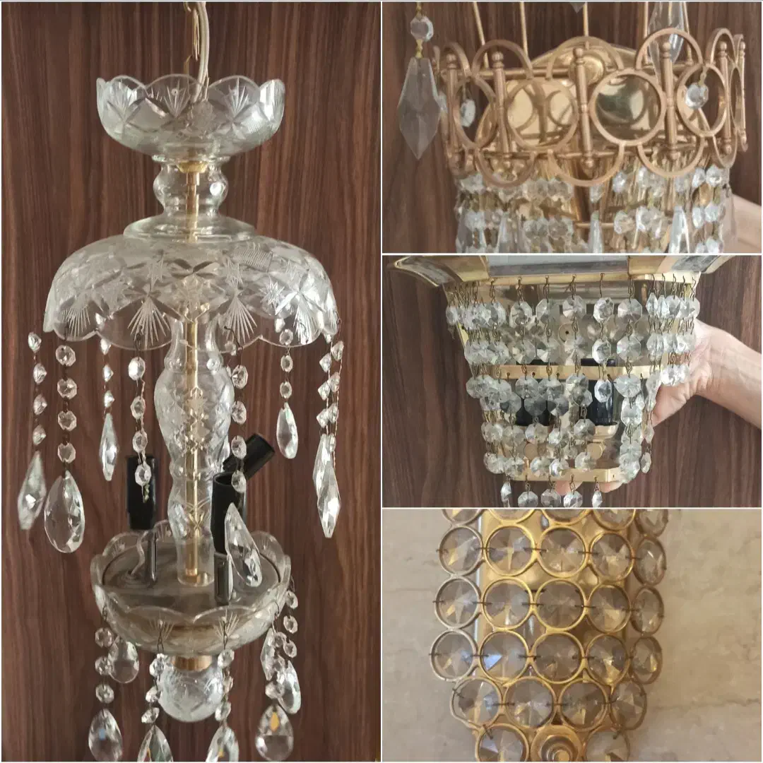لوستر و دیوار کوب آویز دار|لوستر و چراغ آویز|اصفهان, باغ دریاچه|دیوار