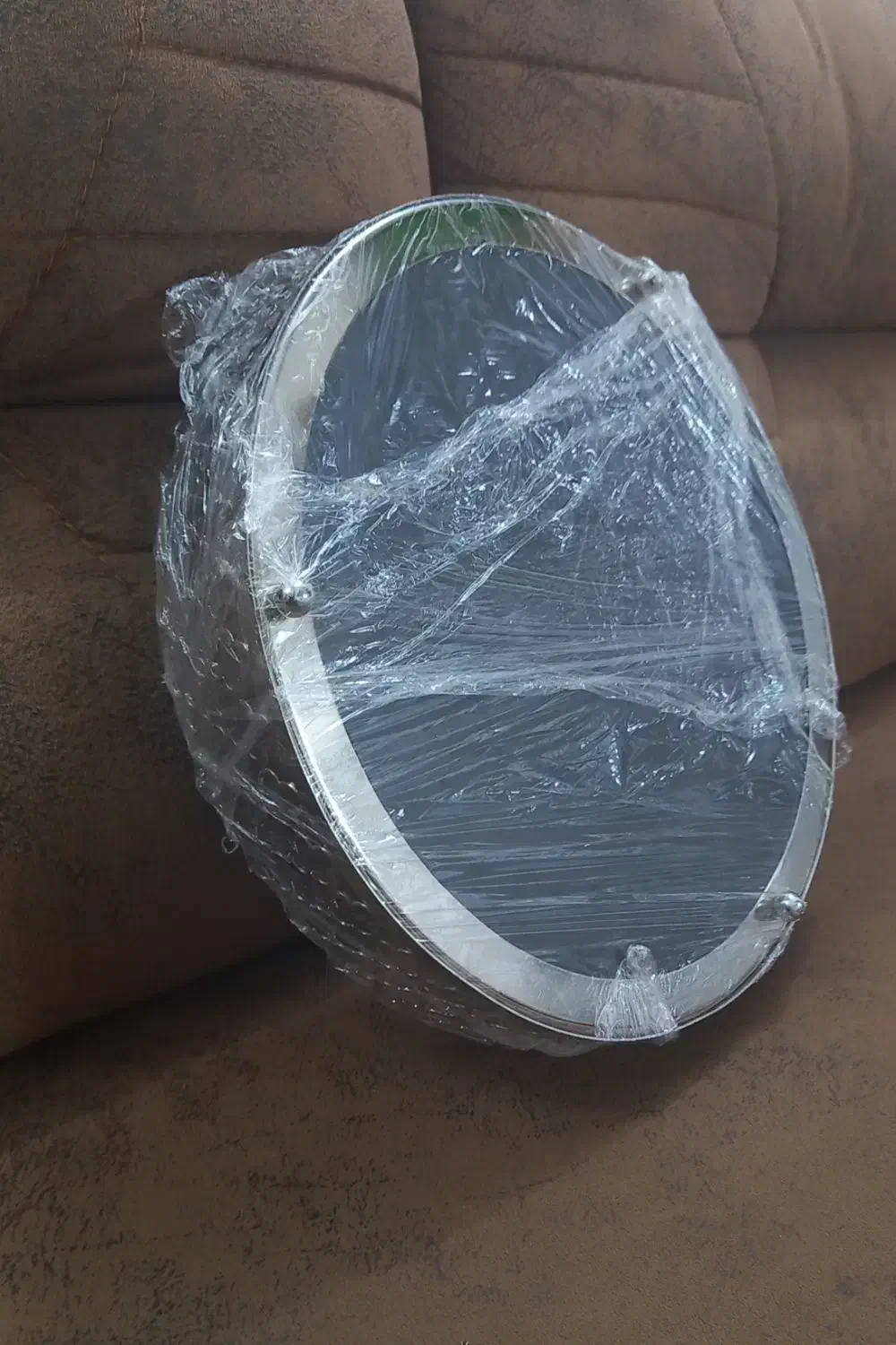 سینی آینه دار ( میوه خوری )|ظروف سرو و پذیرایی|کاشان, کارگر|دیوار