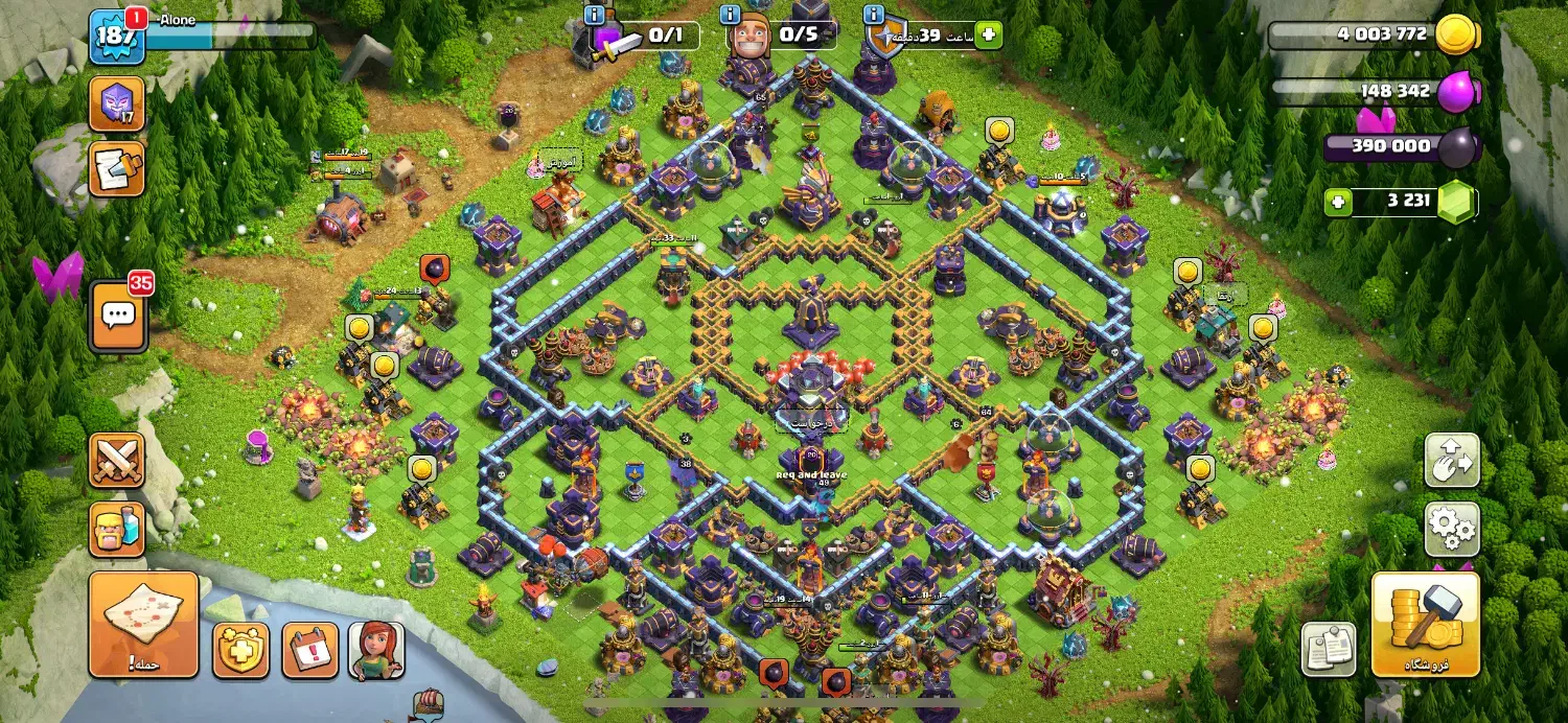 اکانت کلش تان ۱۵ مکس|کنسول، بازی ویدئویی و آنلاین|کرمانشاه, |دیوار