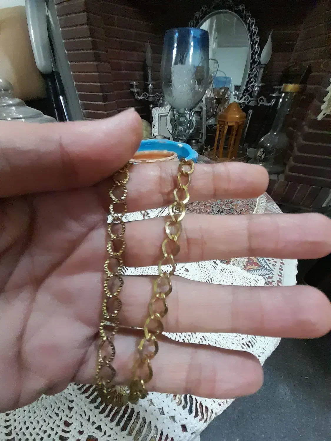 گردنبند اسکلت برنز|بدلیجات|شیراز, ستارخان|دیوار